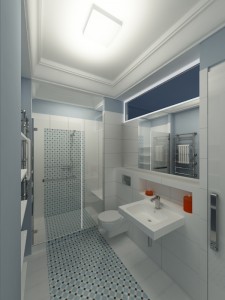 sufit podwieszany w łazience